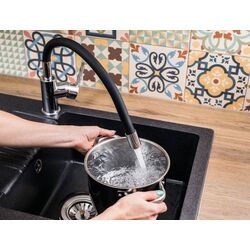 Baterie pentru chiuveta KFA Armatura Rumba 6553-915-00 (Black/Chrome) Thumb