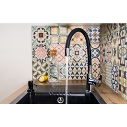 Baterie pentru chiuveta KFA Armatura Rumba 6553-915-00 (Black/Chrome) Thumb