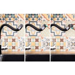 Baterie pentru chiuveta KFA Armatura Rumba 6553-915-00 (Black/Chrome) Thumb