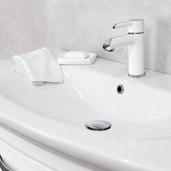 Смеситель для умывальника KFA Armatura Angelit 4722-815-00 (White/Chrome) Thumb