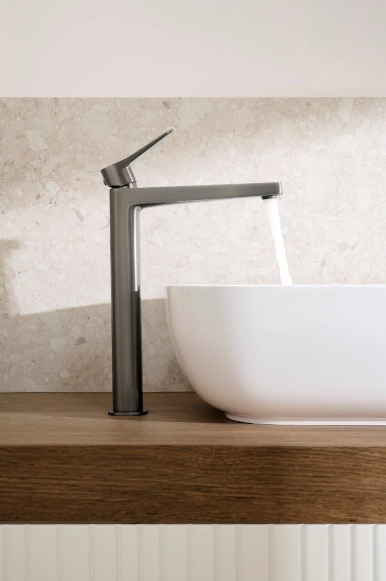 Baterie pentru lavoar KFA Armatura Malaga 4522-712-61 (Gun Metal Grey)