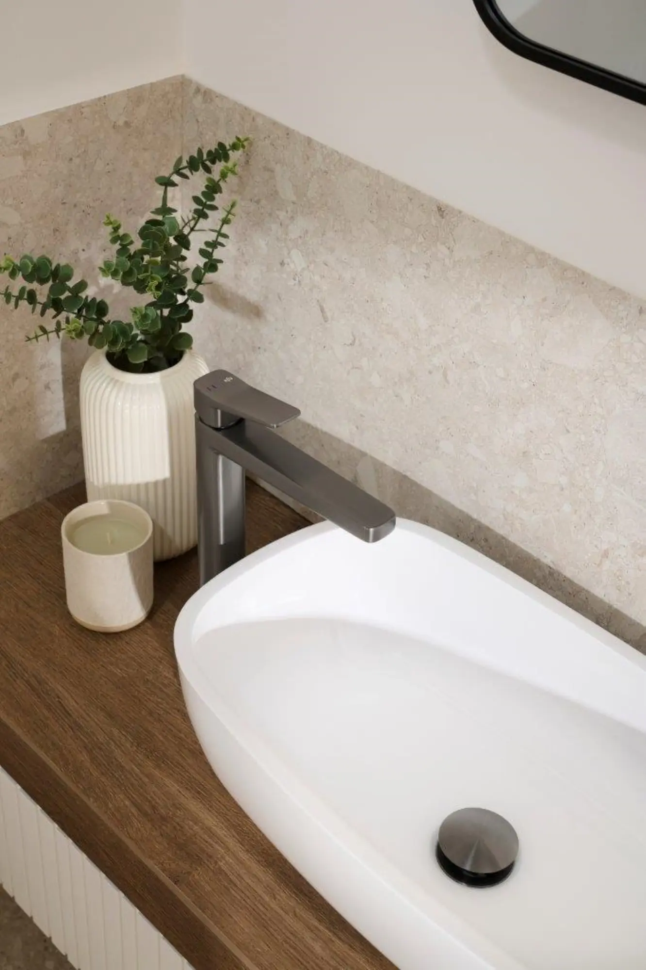 Baterie pentru lavoar KFA Armatura Malaga 4522-712-61 (Gun Metal Grey)