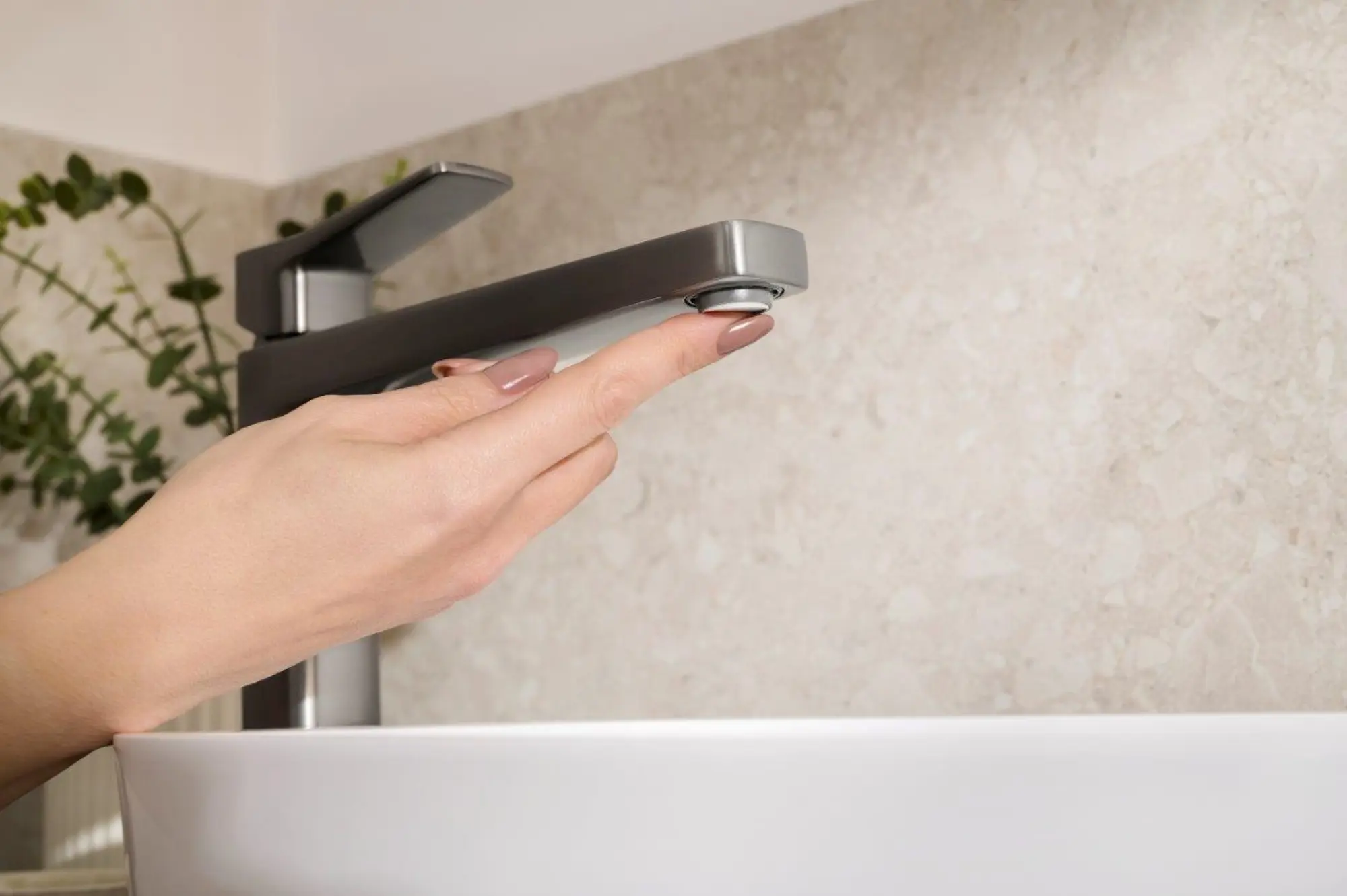 Baterie pentru lavoar KFA Armatura Malaga 4522-712-61 (Gun Metal Grey)