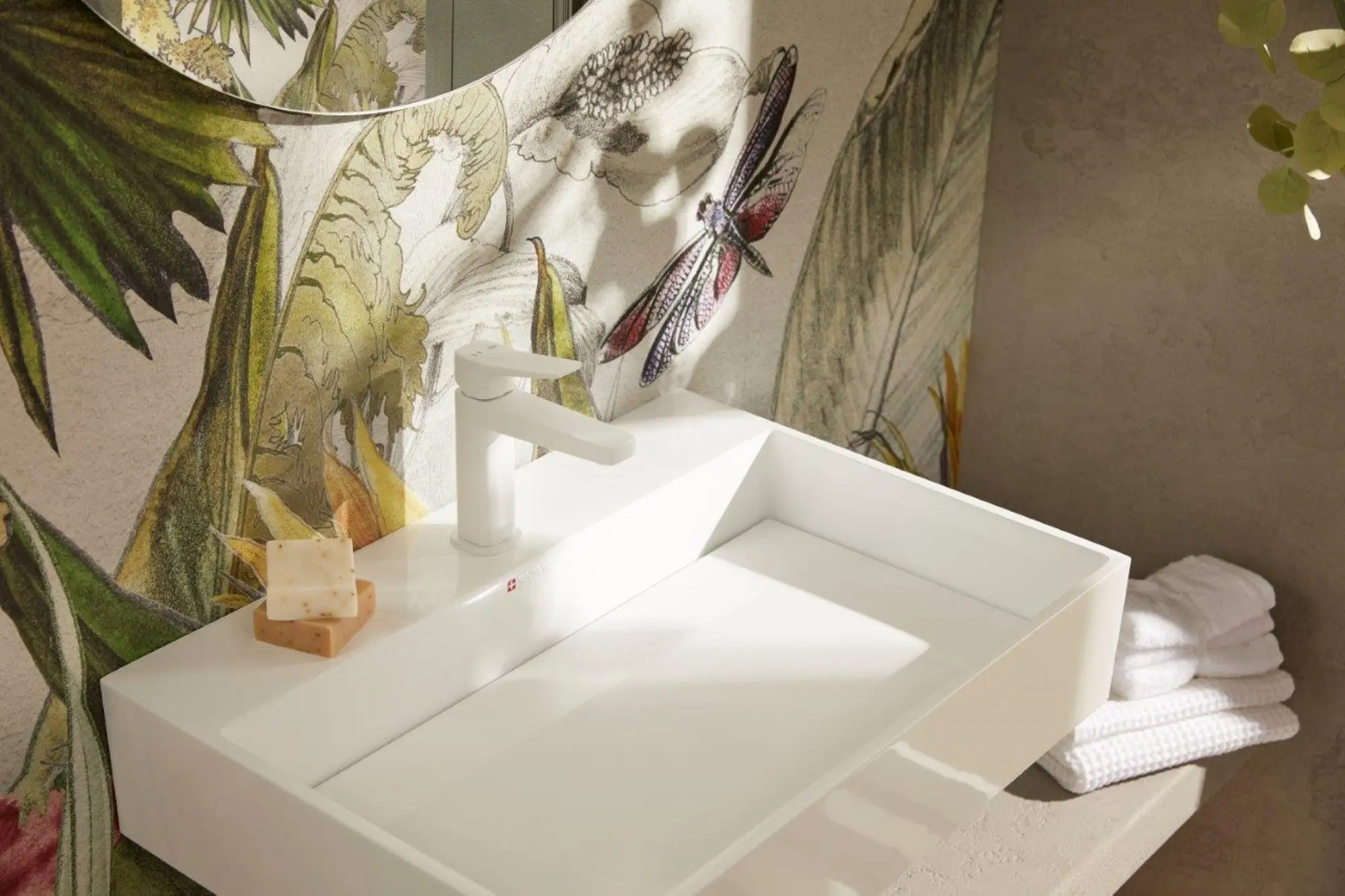 Baterie pentru lavoar KFA Armatura Malaga 4522-815-44 (White)