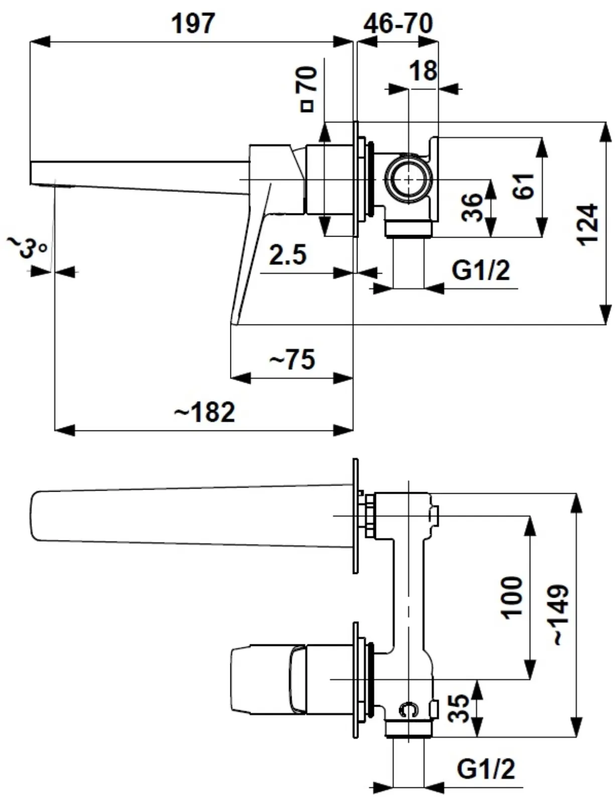 Смеситель для умывальника KFA Armatura Malaga 4529-810-00 (Chrome)