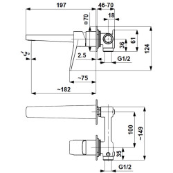 Baterie pentru lavoar KFA Armatura Malaga 4529-810-44 (White) Thumb