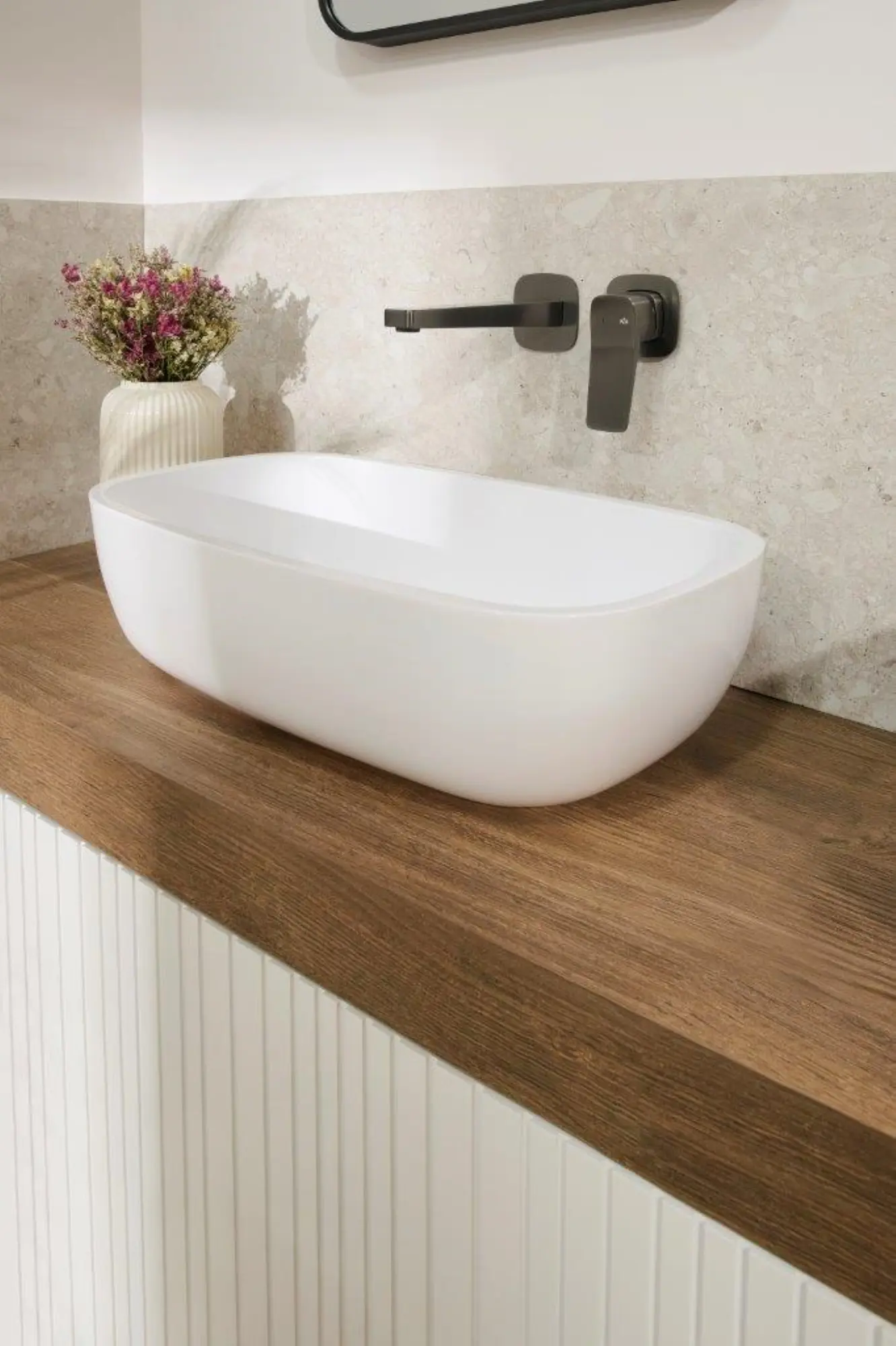 Baterie pentru lavoar KFA Armatura Malaga 4529-810-61 (Gun Metal Grey)