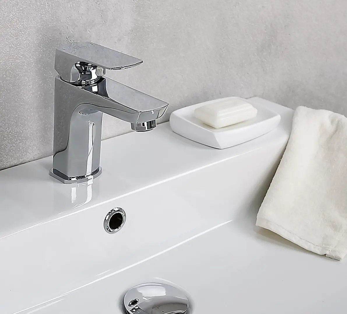 Смеситель для умывальника KFA Armatura Mokait 5532-815-00 (Chrome)