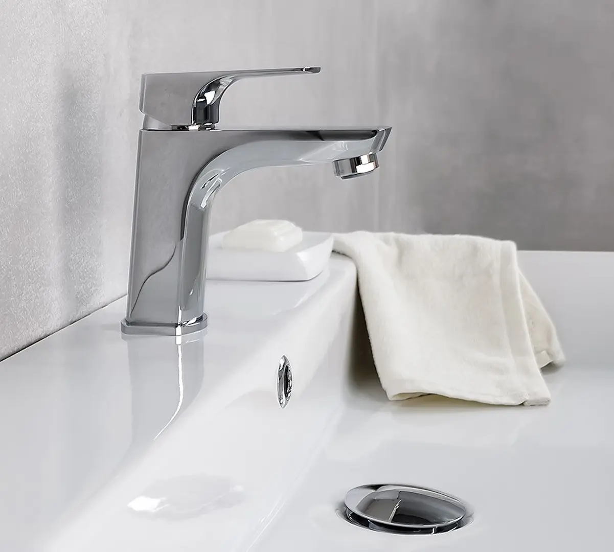 Смеситель для умывальника KFA Armatura Mokait 5532-815-00 (Chrome)