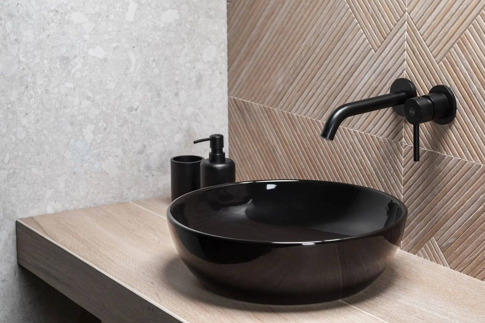 Смеситель для умывальника KFA Armatura Moza 5039-810-81 (Black)