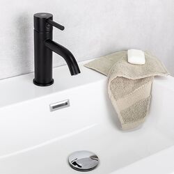 Смеситель для умывальника KFA Armatura Neda 5822-815-81 (Black) Thumb