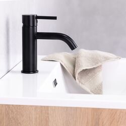 Смеситель для умывальника KFA Armatura Neda 5822-815-81 (Black) Thumb