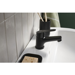 Смеситель для умывальника KFA Armatura Sparc (Black Matte) Thumb