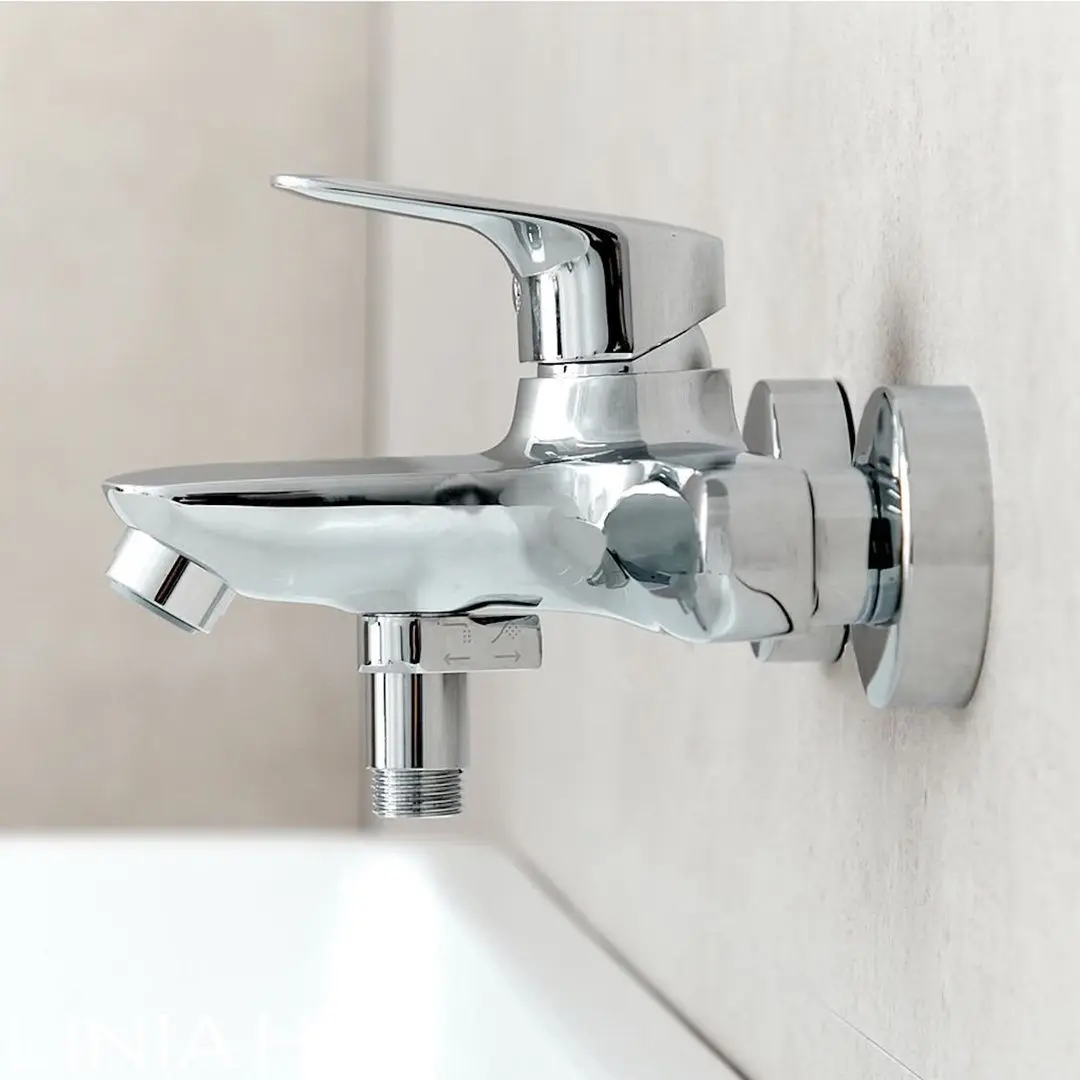 Смеситель для ванны и душа KFA Armatura Abasha 5234-010-00 (Chrome)