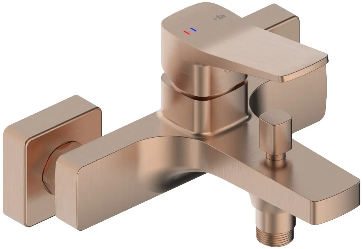 Смеситель для ванны и душа KFA Armatura Malaga 4524-010-34 (Rose Gold)