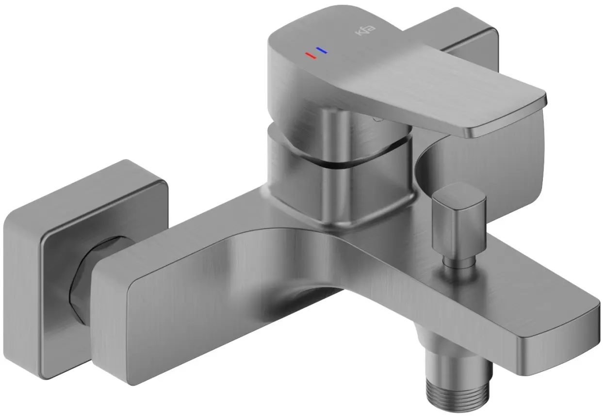 Смеситель для ванны и душа KFA Armatura Malaga 4524-010-61 (Gun Metal Grey)