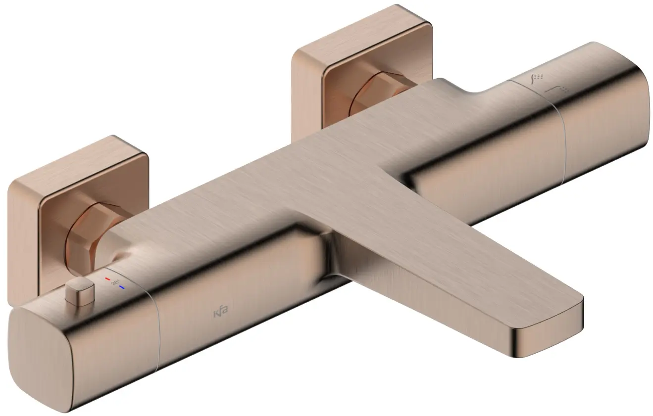 Baterie pentru cada si dus KFA Armatura Malaga 5754-010-34 (Rose Gold)