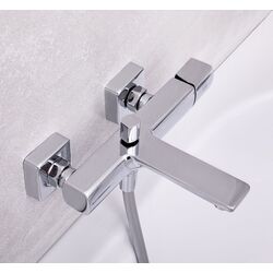 Смеситель для ванны и душа KFA Armatura Morganit 4924-010-00 (Chrome) Thumb