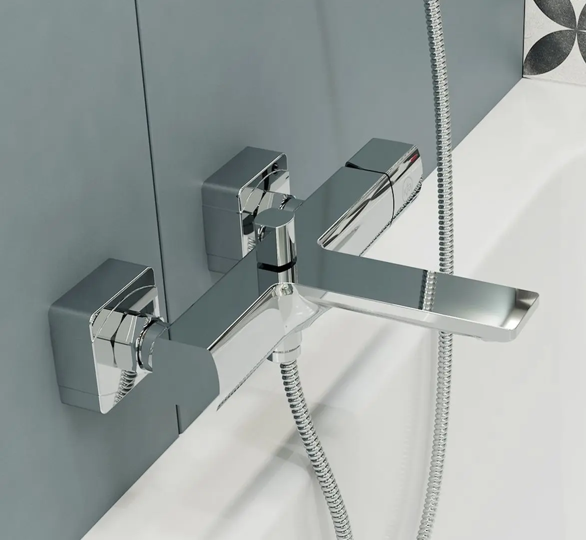 Смеситель для ванны и душа KFA Armatura Morganit 4924-010-00 (Chrome)