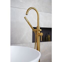 Смеситель для ванны и душа KFA Armatura Moza 5035-510-31 (Gold Matte) Thumb