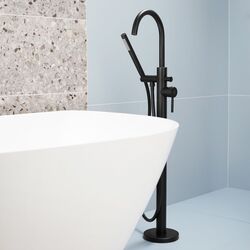 Смеситель для ванны и душа KFA Armatura Moza 5035-510-81 (Black Matte) Thumb