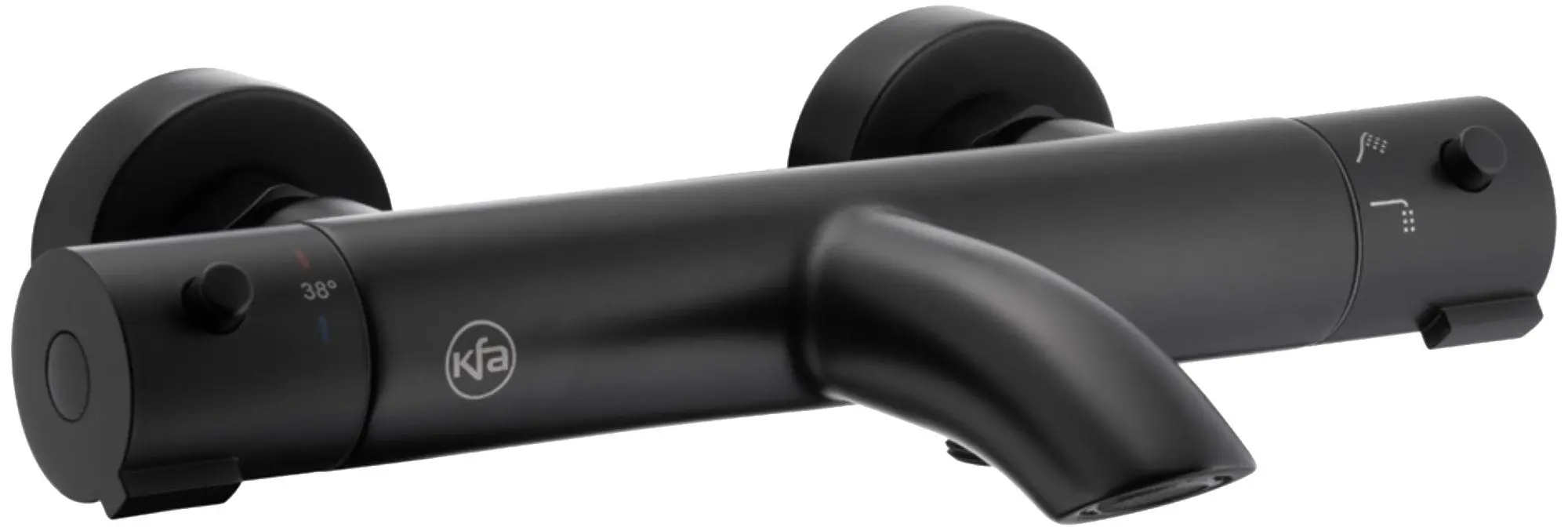 Baterie pentru cada si dus KFA Armatura Moza 5734-010-81 (Black Matte)