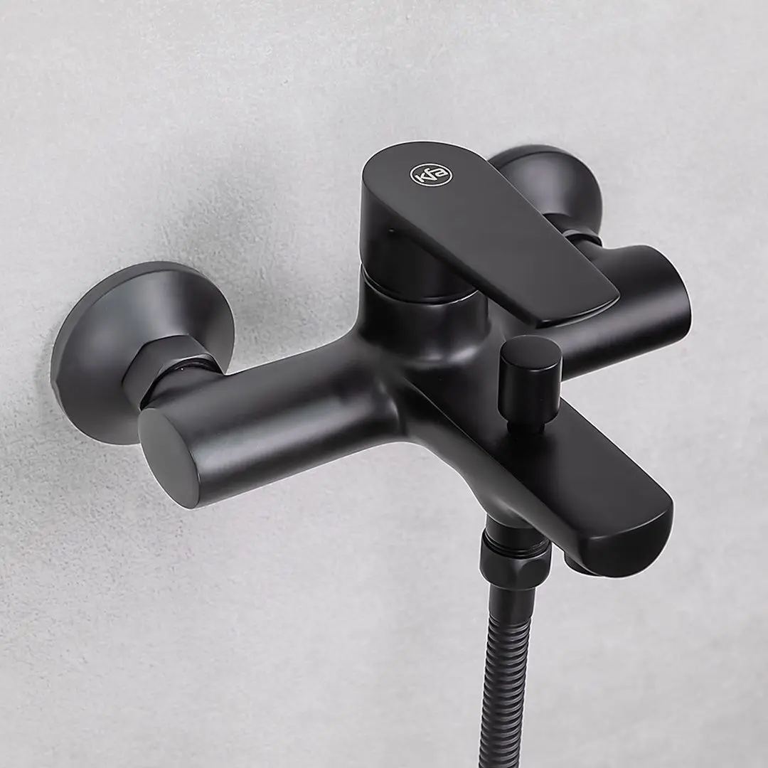Смеситель для ванны и душа KFA Armatura Narva 5224-010-81 (Black)