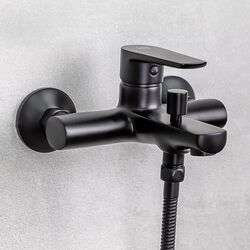 Смеситель для ванны и душа KFA Armatura Narva 5224-010-81 (Black) Thumb