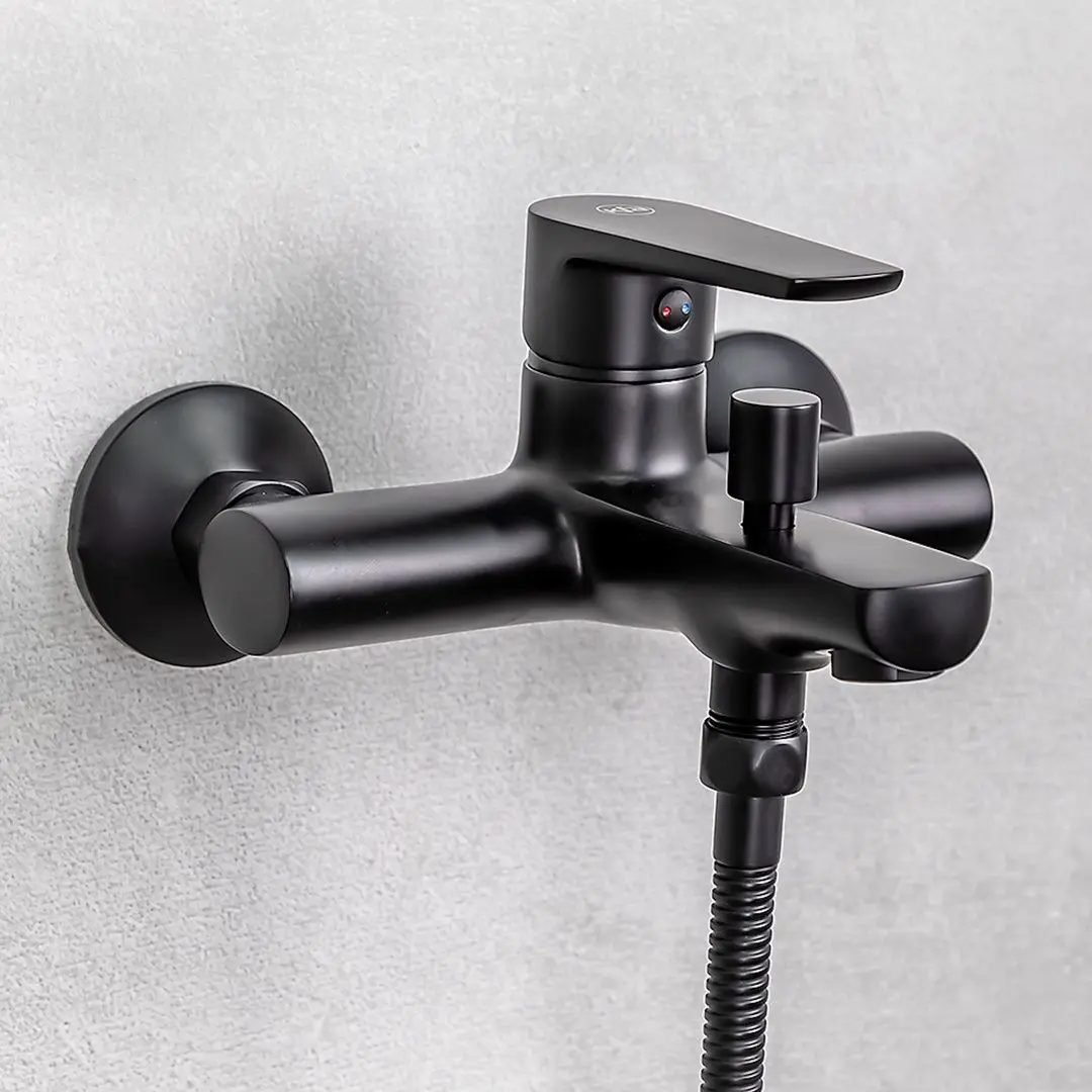 Смеситель для ванны и душа KFA Armatura Narva 5224-010-81 (Black)