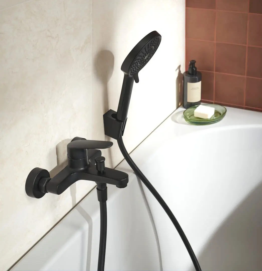 Смеситель для ванны и душа KFA Armatura Otava 5554-010-81 (Black)