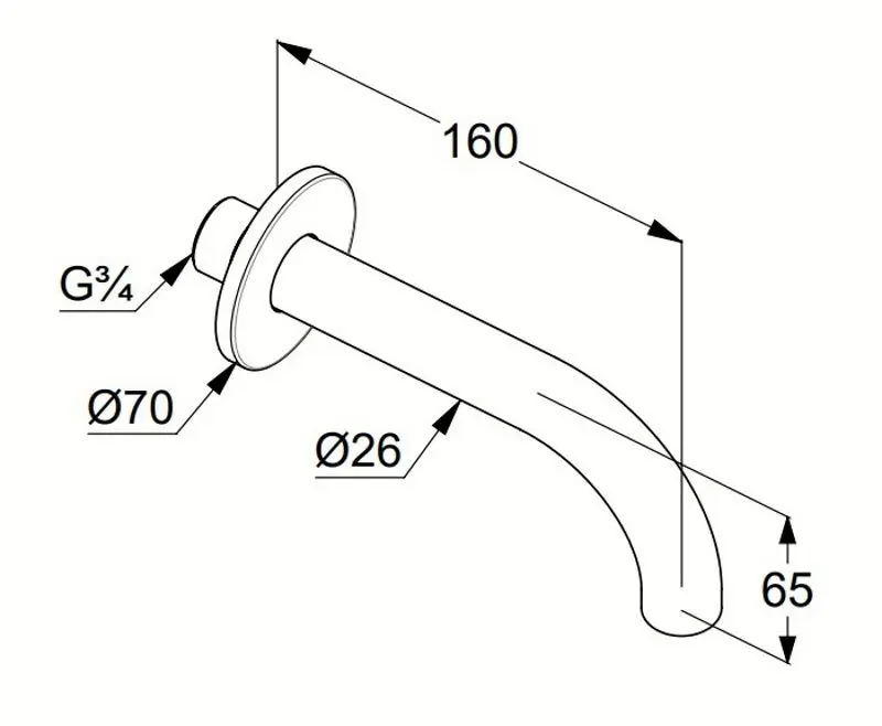 Cap baterie Kludi Bozz 3850539 (Black Matte) - 2