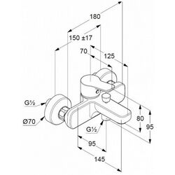 Набор смесителей 3в1 Kludi Pure&Easy 376850565 (Chrome) Thumb