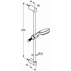 Набор смесителей 3в1 Kludi Pure&Easy 376850565 (Chrome) Thumb