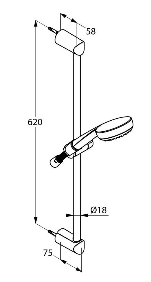 Набор смесителей 3в1 Kludi Pure&Style 406850575 (Chrome) - 2