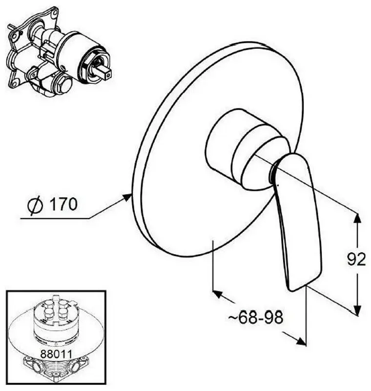 Смеситель для душа Kludi Balance 526550575 (Chrome) - 2