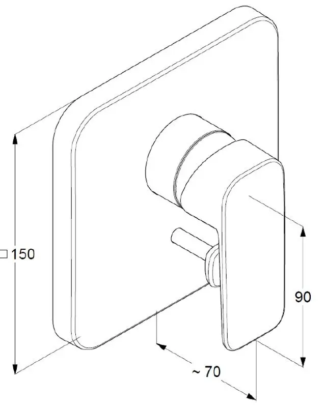 Смеситель для душа Kludi Pure&Solid 404190575 (Chrome) - 2