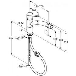 Смеситель для мойки Kludi Trendo 335810575 (Chrome) Thumb