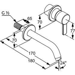 Смеситель для умывальника Kludi Zenta 382440575 (Chrome) Thumb