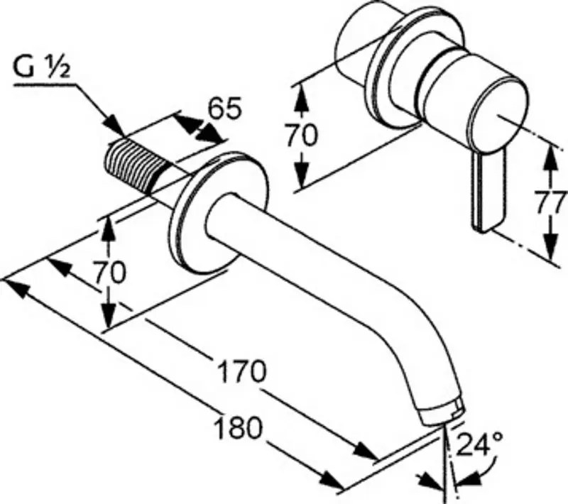 Смеситель для умывальника Kludi Zenta 382440575 (Chrome) - 2