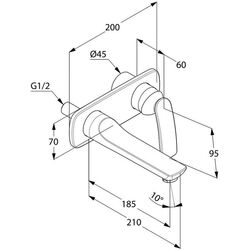 Смеситель для умывальника Kludi Balance 522460575 (Chrome) Thumb