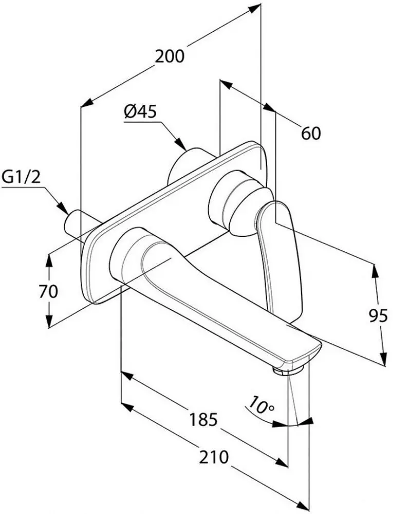 Смеситель для умывальника Kludi Balance 522460575 (Chrome) - 2