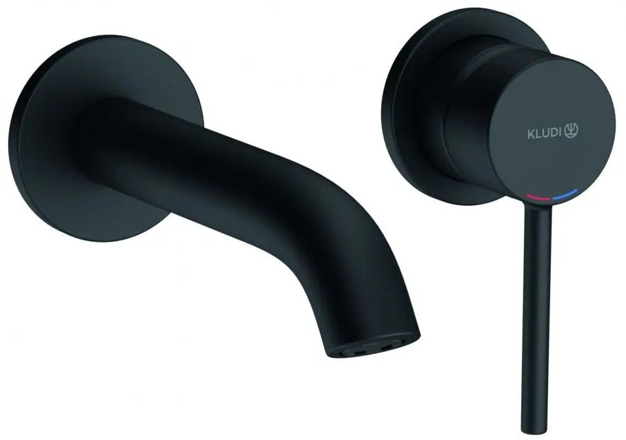 Смеситель для умывальника Kludi Bozz 382443976 (Black Matt)
