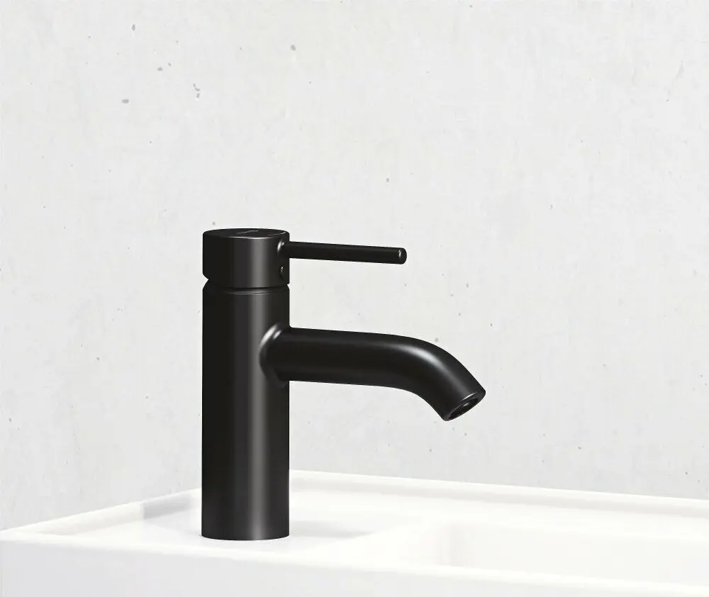 Baterie pentru lavoar Kludi Bozz 382883976 (Black) - 2