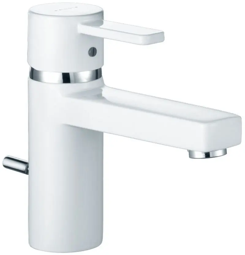 Смеситель для умывальника Kludi Zenta 382609175 (White/Chrome)