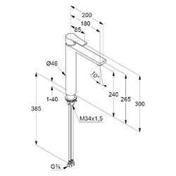 Смеситель для умывальника Kludi Zenta SL 482560565 (Chrome) Thumb