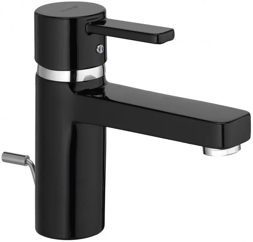 Смеситель для умывальника Kludi Zenta XL 382608675 (Black/Chrome)