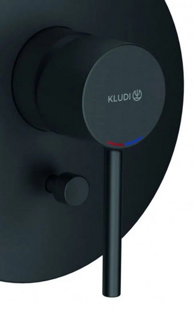Baterie pentru cada si dus Kludi Bozz 386503976 (Matte Black) - 2