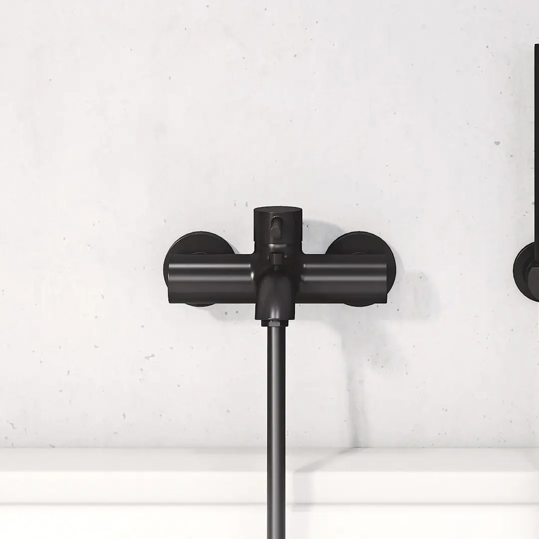 Baterie pentru cada si dus Kludi Bozz 386913976 (Black) - 2