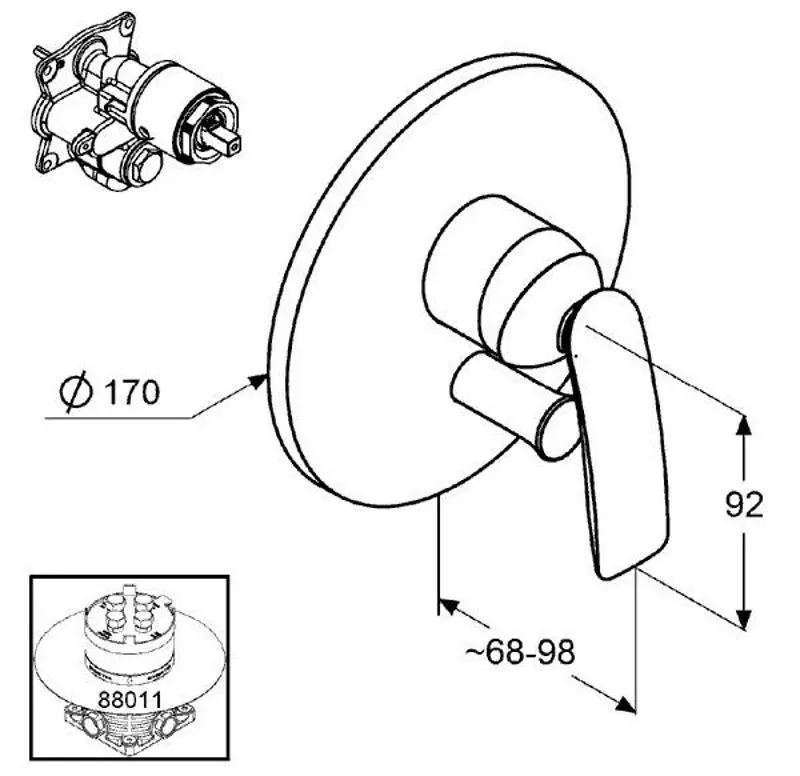 Смеситель для ванны Kludi Balance 526500575 (Chrome) - 2