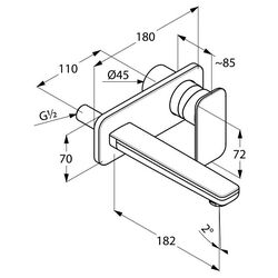 Смеситель Kludi E2 492440575 (умывальник) Thumb